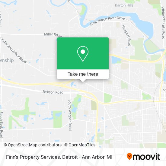 Finn's Property Services map
