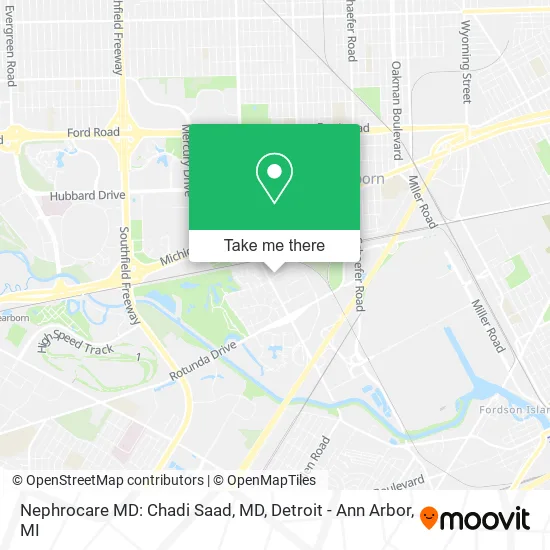 Nephrocare MD: Chadi Saad, MD map