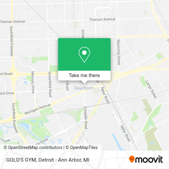 GOLD'S GYM map