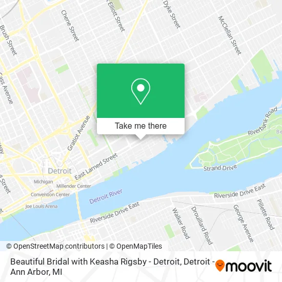Beautiful Bridal with Keasha Rigsby - Detroit map