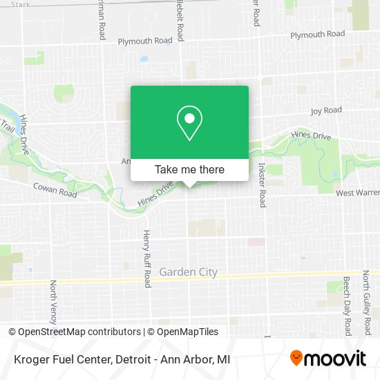 Kroger Fuel Center map