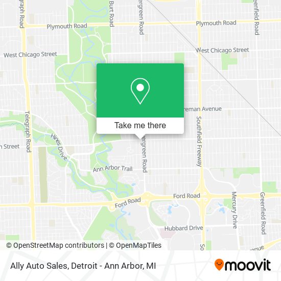 Ally Auto Sales map