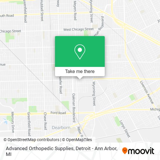 Advanced Orthopedic Supplies map