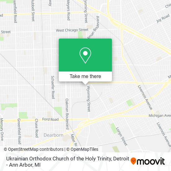 Ukrainian Orthodox Church of the Holy Trinity map