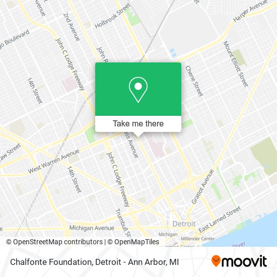 Chalfonte Foundation map