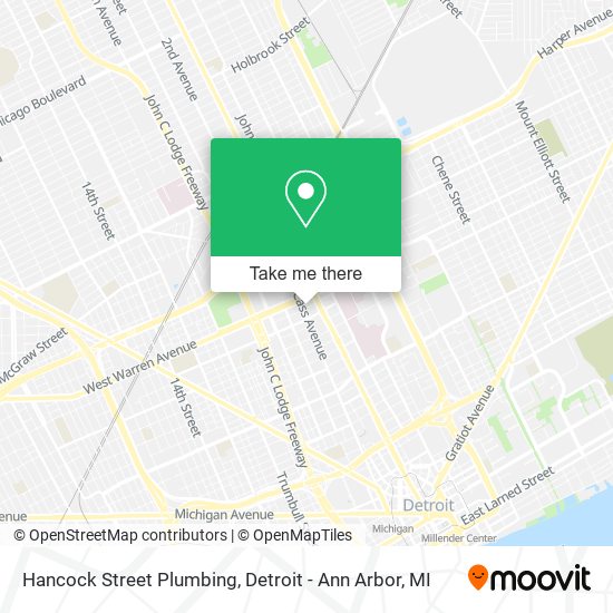 Hancock Street Plumbing map