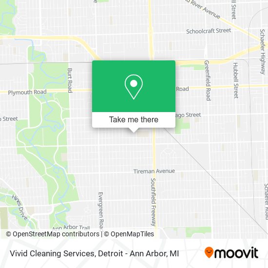 Vivid Cleaning Services map