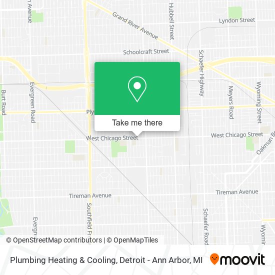 Plumbing Heating & Cooling map