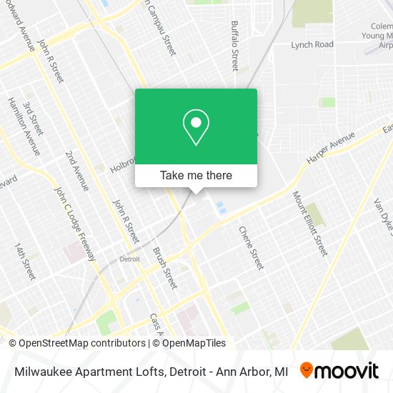 Mapa de Milwaukee Apartment Lofts