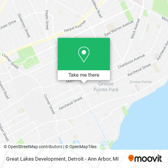 Great Lakes Development map