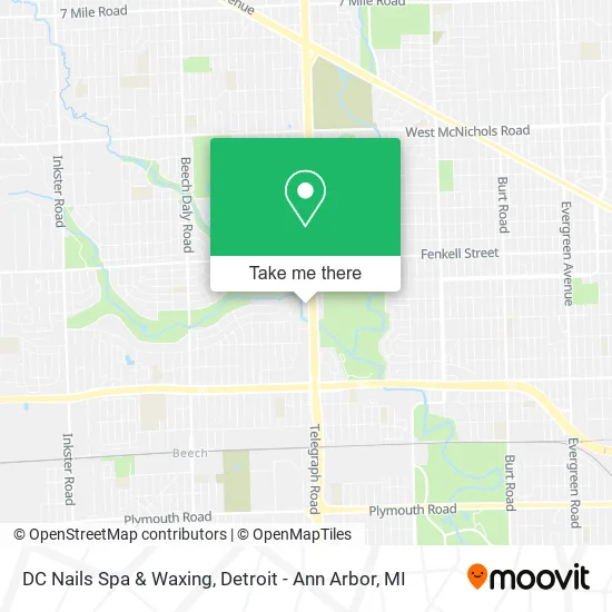 DC Nails Spa & Waxing map