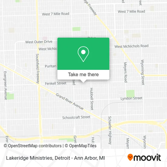 Lakeridge Ministries map