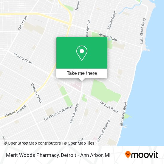 Merit Woods Pharmacy map