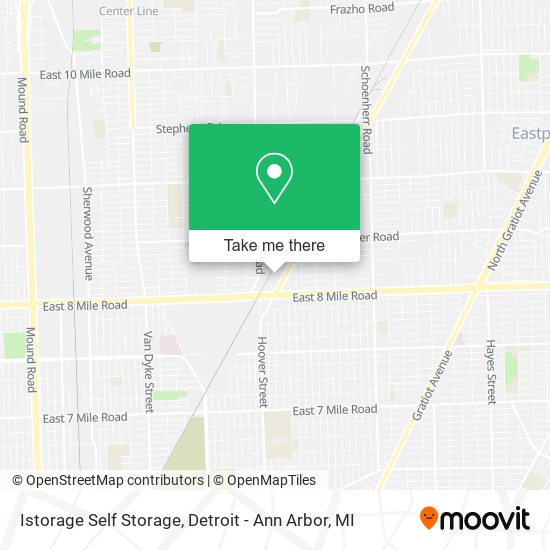 Istorage Self Storage map