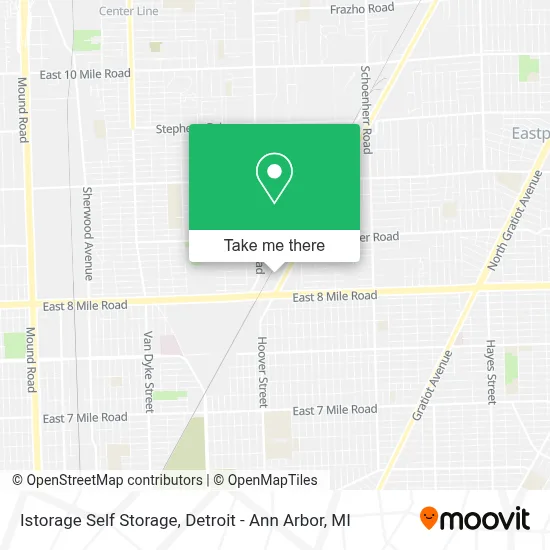 Istorage Self Storage map