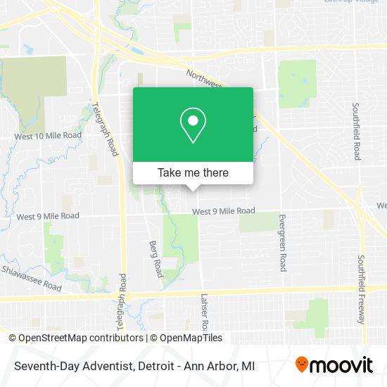 Seventh-Day Adventist map