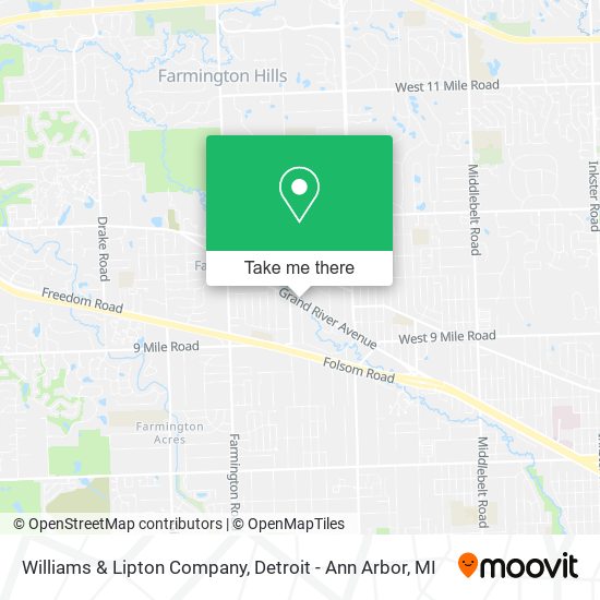 Williams & Lipton Company map