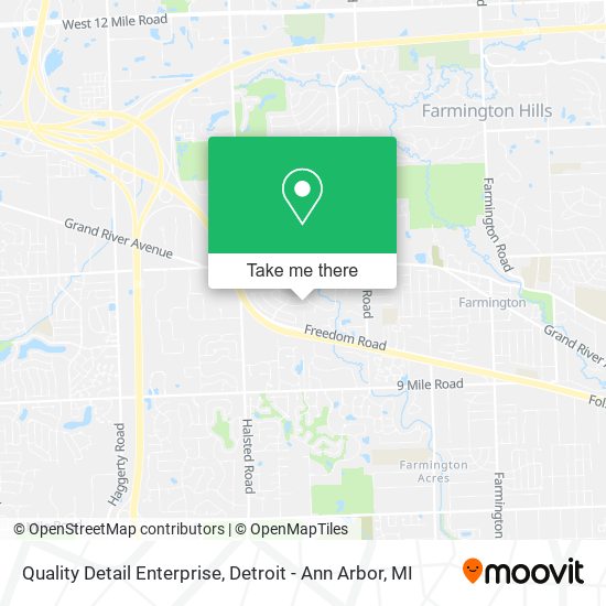 Quality Detail Enterprise map