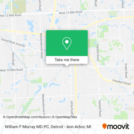 William F Murray MD PC map
