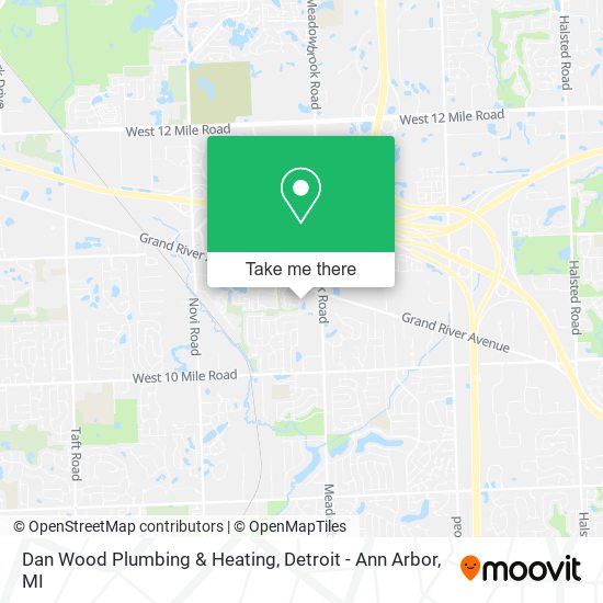 Mapa de Dan Wood Plumbing & Heating