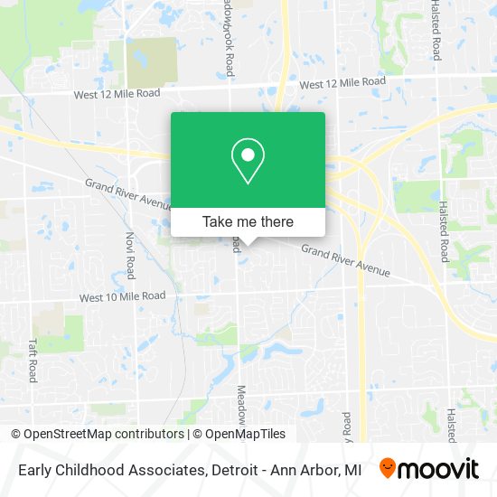 Early Childhood Associates map