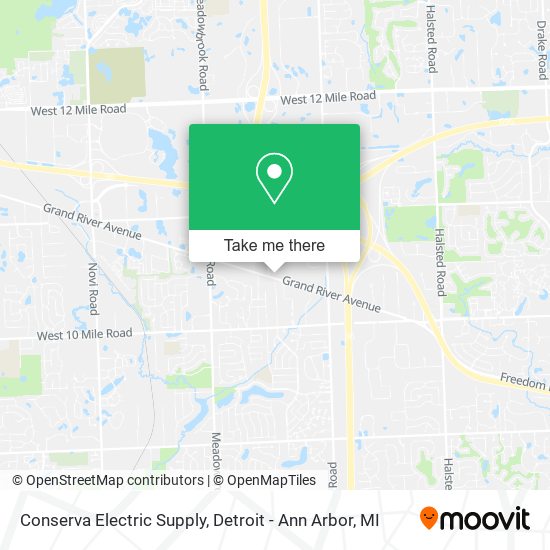 Conserva Electric Supply map