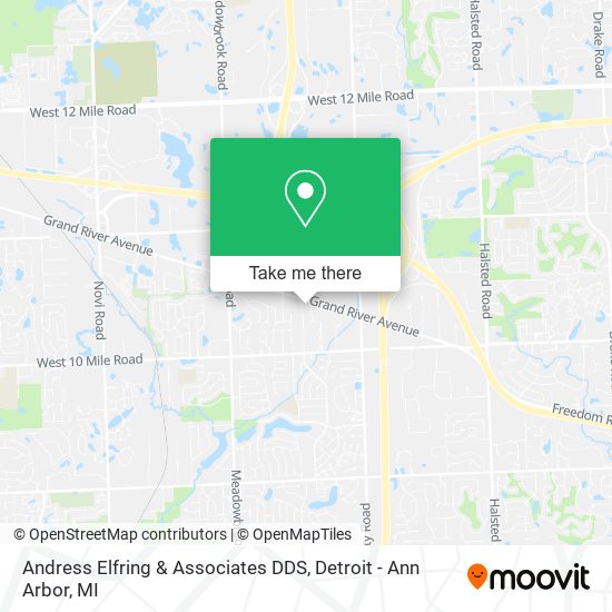 Mapa de Andress Elfring & Associates DDS