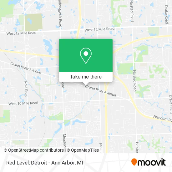 Red Level map