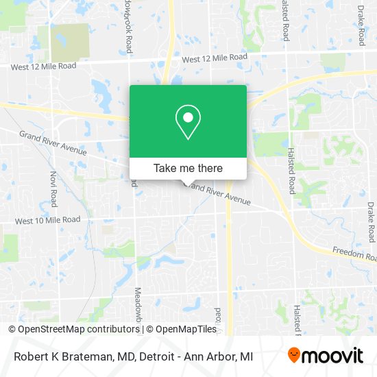 Mapa de Robert K Brateman, MD