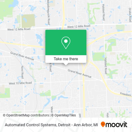 Automated Control Systems map