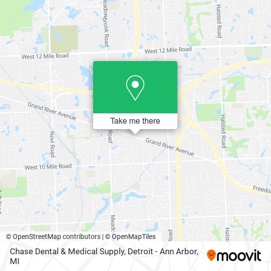 Chase Dental & Medical Supply map
