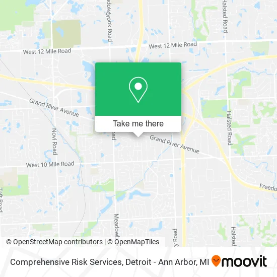 Comprehensive Risk Services map