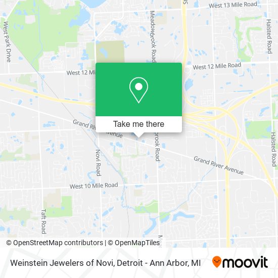 Weinstein Jewelers of Novi map