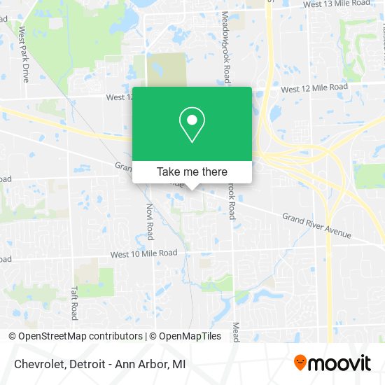 Mapa de Chevrolet