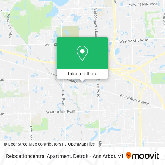 Relocationcentral Apartment map