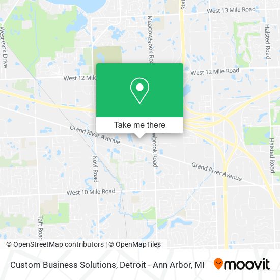 Custom Business Solutions map