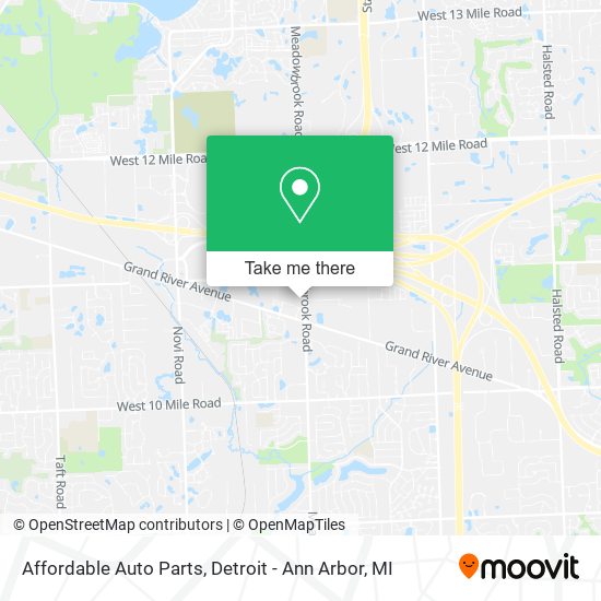 Mapa de Affordable Auto Parts