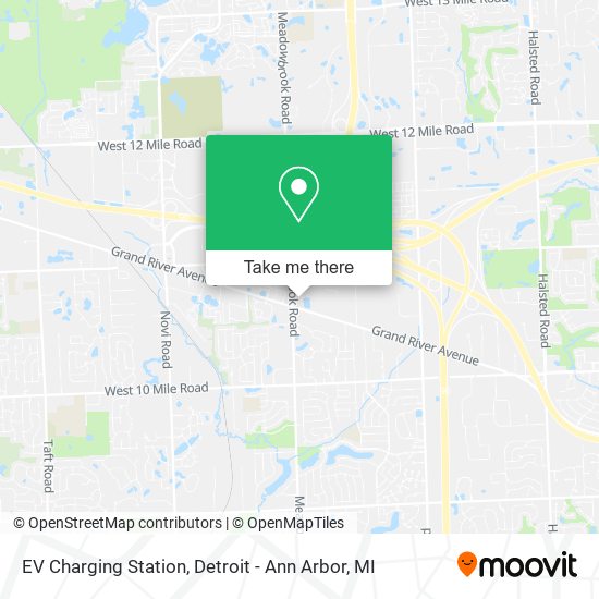 EV Charging Station map