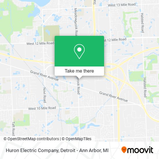 Mapa de Huron Electric Company