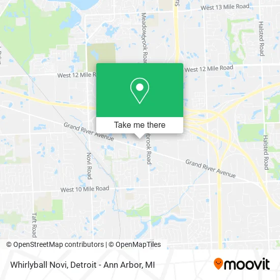 Whirlyball Novi map