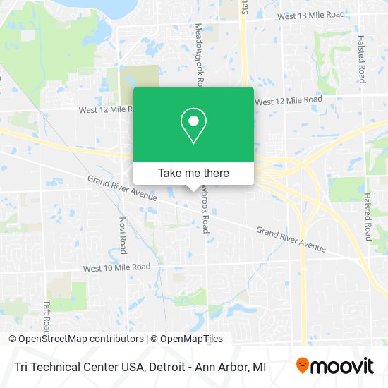 Tri Technical Center USA map