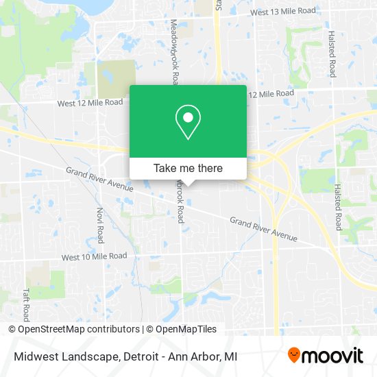 Mapa de Midwest Landscape
