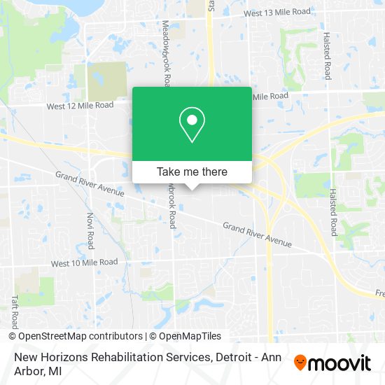 New Horizons Rehabilitation Services map