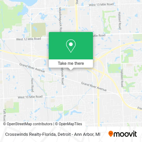 Crosswinds Realty-Florida map