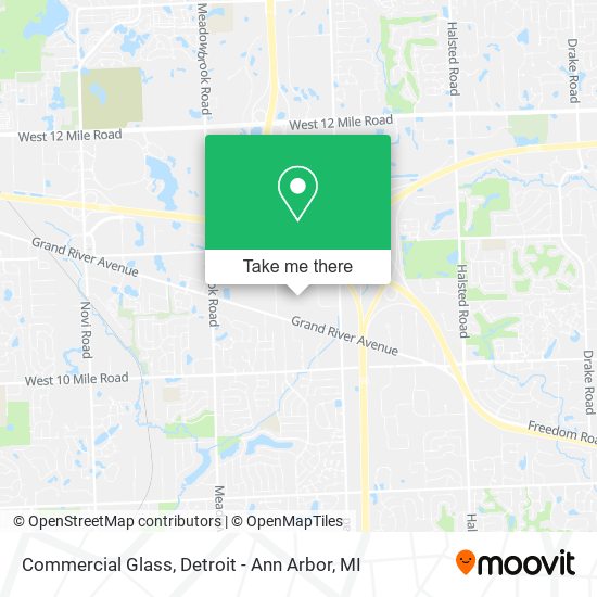 Commercial Glass map