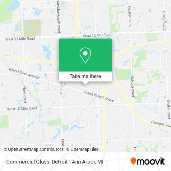 Commercial Glass map