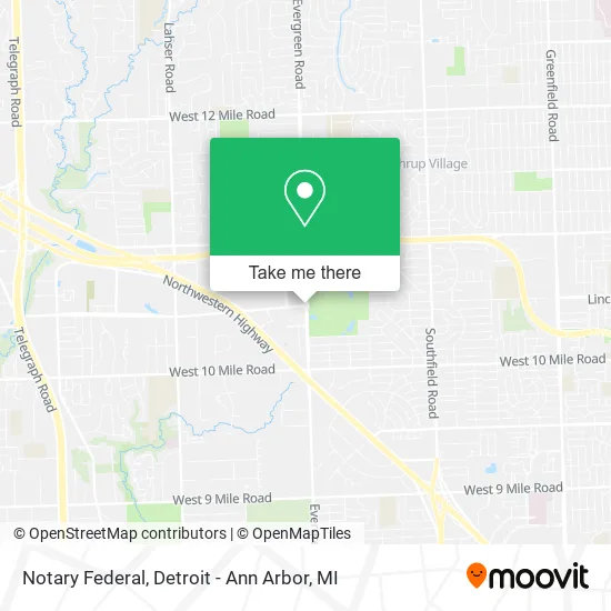 Notary Federal map