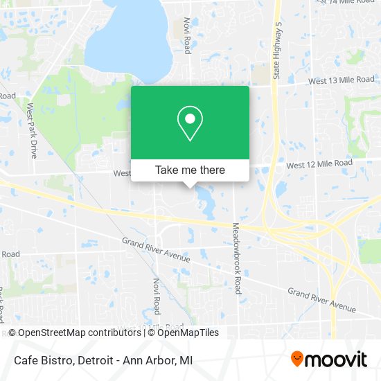 Mapa de Cafe Bistro