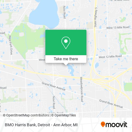 Mapa de BMO Harris Bank