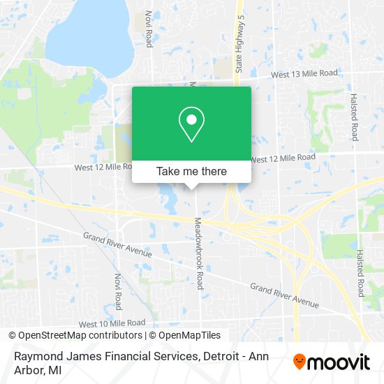 Raymond James Financial Services map